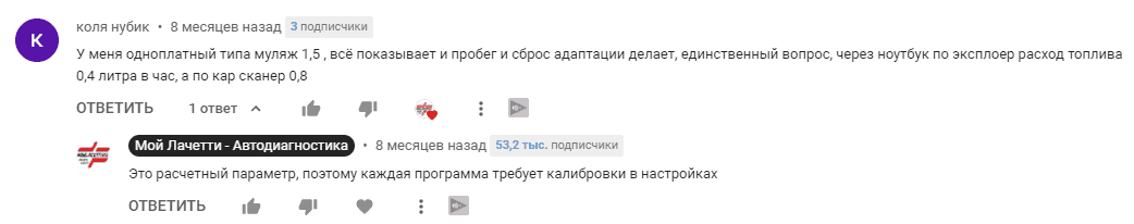 Мгновенный часовой расход топлива